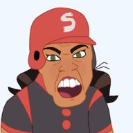 brown_hair brown_skin cartoon closed_mouth clothes ear hair soyjak tammy_myers the_ghost_and_molly_mcgee variant:feraljak // 1500x1500 // 214.2KB