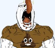 123rf_watermark brown_shirt buff clothes coprophagia glasses merge muscles open_mouth poop scat soyjak stock_image stock_image_watermark stubble subvariant:chudjak_front subvariant:cobson_up subvariant:muscular_chud tshirt variant:chudjak variant:cobson vein watermark 💩 // 1059x929 // 197.9KB