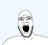 beard glasses open_mouth teeth template transparent_background variant:pyrojak // 800x736 // 11.0KB