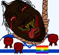 BRIMMIEST_COMMENTS_SECTION☣️☣️☣️_DO_NOT_ENTER☣️☣️☣️ award brown_skin brown_troonjak deformed evil israel jewish_nose judaism kike slopjak small_brain tranny troon variant:bernd // 768x719 // 154.4KB