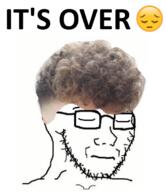 closed_eyes closed_mouth emoticon glasses hair its_over its_over_😔 soyjak stubble text variant:soyak zoomer // 588x682 // 281.9KB