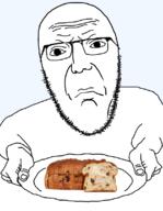 angry bread closed_mouth glasses hand holding_object looking_at_you raisin stubble thread variant:skitjak // 864x1116 // 205.6KB