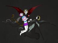 3soyjaks art bloodshot_eyes closed_mouth crying ear full_body glasses hair nazism noose open_mouth painting purple_hair redraw rope soyjak tongue tranny variant:bernd variant:chudjak wing // 1250x923 // 189.6KB