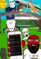 akron_ohio angry arm balding beard bloodshot_eyes brown_hair chud clothes crying ear football glasses kangaroo kent_state multiple_soyjaks ohio open_mouth phone smile stubble subvariant:chudjak_front subvariant:cobson_front2 subvariant:feralsquirrel subvariant:science_lover subvariant:soyak_front2 subvariant:wholesome_soyjak text variant:chudjak variant:cobson variant:feraljak variant:gapejak variant:markiplier_soyjak variant:soyak // 2776x3938 // 7.1MB