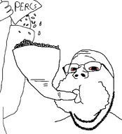 2soyjaks arm bloodshot_eyes clothes doctor dr_soyberg eating hand holding_object hopper l necktie percocet soyjak subvariant:wholesome_soyjak variant:gapejak // 1087x1200 // 67.0KB