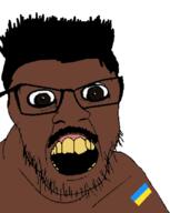 brown_skin shitskin ukraine variant:feraljak yellow_teeth // 664x833 // 133.1KB