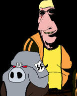 2soyjaks clothes jewish_nose kike nazism nigger_lover pig subvariant:hornyson variant:cobson variant:meximutt video_game wolfenstein // 420x519 // 141.1KB