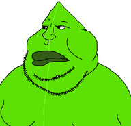bait bfdi black_eyes brap closed_mouth fat green leaf leafy leafy_(battle_for_dream_island) mutt_lips spammer variant:meximutt // 888x849 // 19.7KB