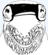 beard deformed glasses smile soyjak variant:israeli_soyjak // 250x285 // 54.5KB