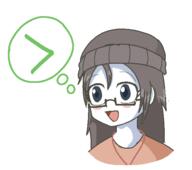 anime arrow beanie clothes female glasses hair soyjak variant:soytan // 585x517 // 24.4KB