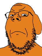 angry animal approver closed_mouth dog ear frown glasses meta:op_took_a_selfie_of_xerself meta:template orange_skin soyjak stubble template transparent_background variant:gapejak // 605x800 // 10.5KB