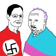 balding chud divine double_chin friendship glasses harris_glenn_milstead john_waters swastika tranny transgender_flag troon variant:bernd variant:chudjak // 675x675 // 19.1KB