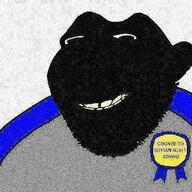 black_skin distorted ear gooned_to_soytan_again_award jake meta:not_oc nigger noise soyjak subvariant:gapealien trend:jartycuck vantablack vantablack_skin variant:gapejak white_background // 450x450 // 45.5KB