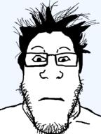 closed_mouth front_facing glasses neutral soyjak stubble subvariant:neutralplier template transparent_background variant:markiplier_soyjak // 600x800 // 26.5KB