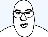 glasses open_mouth soyjak variant:chai_breakfast // 310x241 // 4.2KB