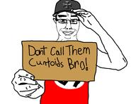 arm artist:sectionalism cardboard clothes dont_call_them_bitches_bro glasses hair hand hat holding_object lips nazism parody smile subvariant:chudjak_front swastika text variant:chudjak wehrmacht // 984x758 // 34.7KB