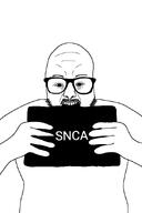 box boxjak glasses open_mouth screaming snca soyjak stubble // 599x900 // 32.5KB