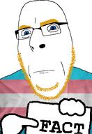 aryan blond blue_eyes fact flag:transgender_pride_flag glasses hand looking_at_you pointing series:countryARYAN_gem! serious sign stubble tranny transparent variant:cobson white_background white_skin // 775x1127 // 138.7KB