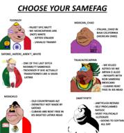 flag flag:india flag:mexico india mexican_chad(samefag) mexichud_(user) mexico samefag satoko_haters_arent_white(samefag) soyjak subvariant:ominous_meximutt swiftyfifty_(nametroon) taco_bell tlaxcaltecaryan(namefag) toonsoy_(namefag) transgender_flag variant:meximutt variant:soytan // 1377x1477 // 533.8KB