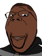 george_floyd subvariant:wholesome_soyjak variant:gapejak // 600x800 // 18.5KB