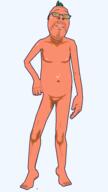 artist:gemmy_nutz crotch food froot froot_(user) fruit full_body glasses orange orange_skin soyjak stubble transparent_background variant:gapejak // 540x960 // 34.4KB