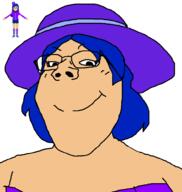 blue_hair clothes femjak hair kelly_june_madeline max4459 soyjak subvariant:gapejak_female variant:gapejak // 940x992 // 98.9KB