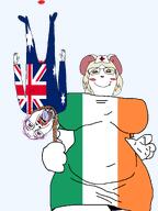 big_breasts blond blood blue_eyes clothed clothes crying ear facepaint female flag flag:australia flag:ireland full_body glasses hanging hat medical mouse nurse nurse_hat nurse_uniform open_mouth red_cross rope serbia soyjak star_(symbol) stubble subvariant:gapejak_female terrible_mouse tongue upside_down variant:bernd variant:gapejak white_fur yellow_sclera // 2400x3200 // 786.9KB