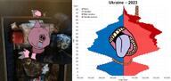 2023 2soyjaks animal azog azov_battalion coca_cola dead ear full_body hand happy_meal hohol hoholcaust mcdonalds oink oreo pig rope snout soyjak statistics stubble subvariant:massjak subvariant:wholesome_soyjak text ukraine variant:gapejak x_eyes // 1685x801 // 919.3KB