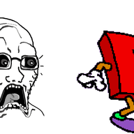 'p animated dance doctos letter scared screaming soyjak subvariant:doctos variant:soyak // 1000x500 // 429.7KB