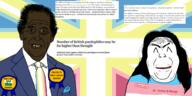 'p award bbc_(channel) black_skin charles_iii clothes ear flag:minor_attracted_person flag:transgender_pride_flag flag:united_kingdom hair handkerchief happy king_charles king_charles_iii news_article no_beard no_glasses pedophile shitskin suit traced union_jack united_kingdom variant:alicia variant:unknown yellow_teeth // 1920x960 // 249.0KB
