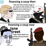 ak-47 central_intelligence_agency chud cup fed gun nas:wojak nigger variant:chudjak variant:wojak // 868x868 // 153.1KB