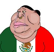 claudia_sheinbaum crying flag:mexico nose_piercing nose_ring subvariant:female_meximutt // 888x849 // 128.5KB