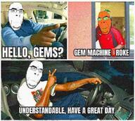 3soyjaks b_button black_skin car closed_mouth deep_fried driving gem glasses impact_font leaf looking_at_each_other looking_to_the_left mcdonalds peace_sign pointing smile stubble text understandable_have_a_nice_day variant:cobson // 800x719 // 930.4KB