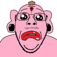 blood blood_splatter brown_hair bullet_hole dead ear earring ftm glasses gunshot_wound hair headshot lips mustache oh_my_god_she_is_so_attractive pink_skin pooner soyjak stubble tranny variant:bernd // 828x824 // 244.3KB