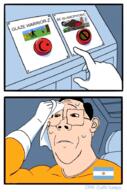 Warrior-Z(user) argentina button flag:argentina garf_(user) islam nervous reddit_meme subvariant:jartycuck variant:chudjak variant:protestantjak // 600x908 // 454.5KB