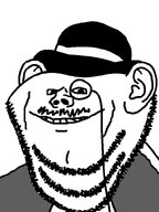 1soyjaks anglo beard british clothes ear gentleman grin meta:not_oc monocle mustache stubble suit teeth top_hat variant:impish_soyak_ears white_background // 598x800 // 59.0KB