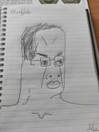 chud drawing forehead variant:chudjak // 4000x3000 // 2.3MB