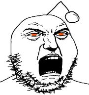 antenna bald open_mouth punisher_face reddit redditard soyjak stubble variant:gapejak wrinkles // 600x635 // 20.9KB