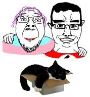 animal cat chud_troon_alliance friendship nazism subvariant:chudjak_front tranny variant:bernd variant:chudjak // 834x900 // 385.8KB