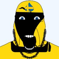 angry animal blue_eyes county facial_mark flag flag:nordland flag:sweden forehead_mark glasses hair looking_at_you nordland norway open_mouth queen_of_spades ship soyjak spade stubble subvariant:cobson_front2 subvariant:spadeson sweden thick_eyebrows transparent_background variant:cobson // 800x800 // 41.7KB