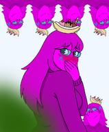 arch_linux blush fart glasses looking_at_you quote quote_(user) subvariant:gapejak_female variant:gapejak // 848x1024 // 600.1KB