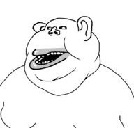 black_sclera dean ear fat gynaecomastia lips merge mutt open_mouth series:muttverse soyjak subvariant:impish_amerimutt subvariant:meximerican template variant:impish_soyak_ears variant:meximutt // 888x849 // 17.3KB