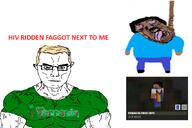 blond blue_eyes cape faggot flag:progress_pride_flag hanging minecraft rope steve_(minecraft) subvariant:brunetto subvariant:muscular_chud terraria text tree variant:chudjak video_game // 857x570 // 148.8KB