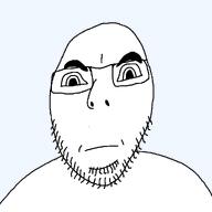 beard glasses neutral rantsona stubble variant:cobson yakubZONGS // 1000x1000 // 18.6KB