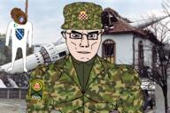 ack army blue_eyes bosnia bosnian brown_skin camouflage croat croatia crying flag:bosnia_and_herzegovina hang hanged hanging hvo islam islamic military military_cap military_uniform mosque noose rope star_and_crescent subvariant:muscular_chud variant:chudjak variant:soyak white_skin yugoslav_wars yugoslavia // 1500x1000 // 1.6MB