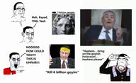 ack arno_breker aryan bait billions_must blond blue_eyes christianity clothes crying curls ear eyes_closed god goy goyim hanging hat hebrew_text holocaust hypocrite idol irl judaism keyed kike kippah loxism nas open_mouth pointing pray praying rabbi red_eyes red_shirt senator_armstrong smug soot_please_save_us statue suit swastika talmud thought_bubble torah total_nigger_death variant:chudjak variant:cobson video // 1262x770, 49.9s // 2.2MB