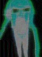 angry animated central_intelligence_agency clothes dot glasses glowie glowing green_skin soyjak stubble subvariant:feralrage suit sunglasses variant:feraljak // 512x697 // 7.4MB
