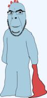 blanket blue_skin cbeebies full_body glasses iggle_piggle in_the_night_garden red_hair smile soyjak stubble variant:cobson // 246x510 // 36.4KB