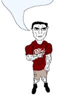 arm buff chud dr_pepper full_body glasses leg soyjak speech_bubble subvariant:unbotheredchud variant:chudjak // 981x1608 // 60.3KB