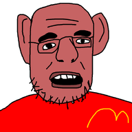 gaping_mouth glasses smile soyboy stubble teeth variant:krautjak wrinkles // 933x933 // 12.0KB